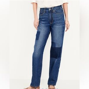 Old Navy Women's High Rise Jeans - Dark Blue